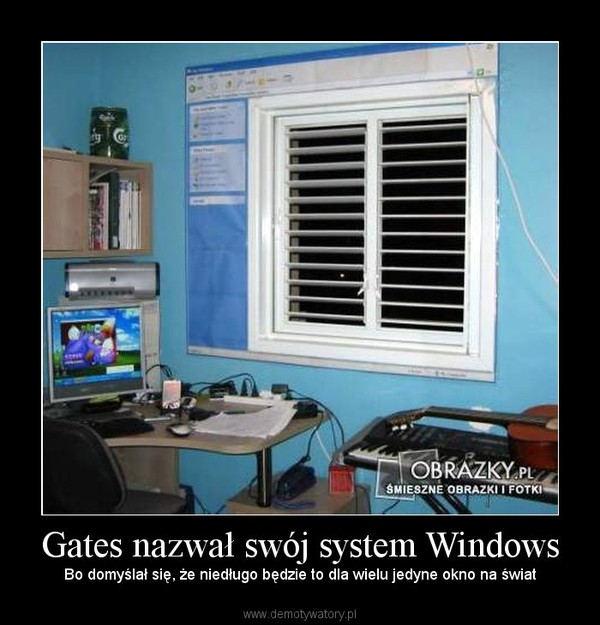 Gates nazwał swój system Windows