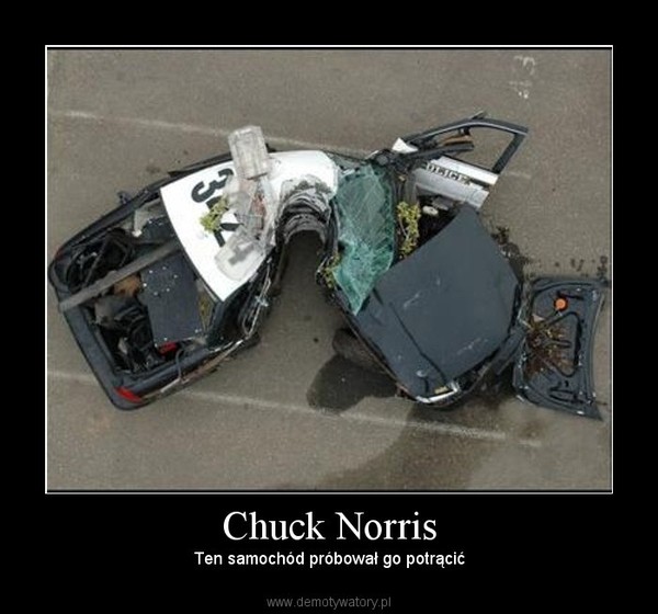 Chuck Norris – Ten samochód próbował go potrącić 