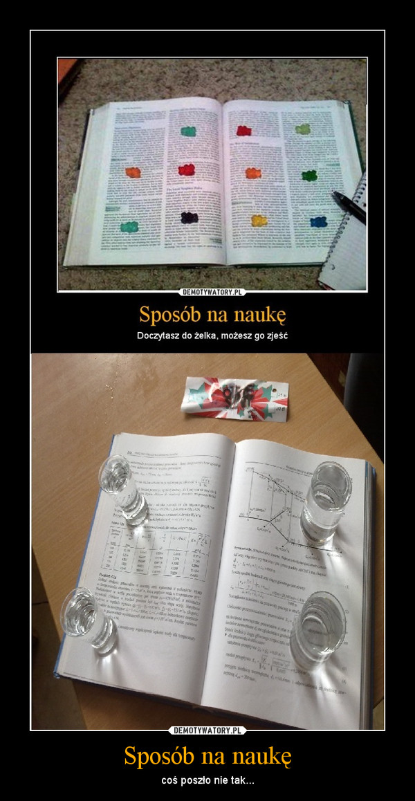 Sposób na naukę – coś poszło nie tak... 