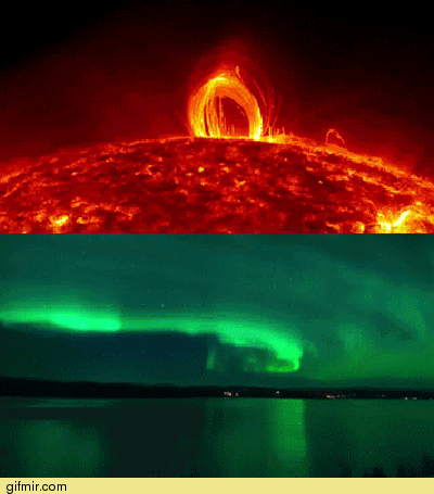 Zobacz jaki fajny efekt dają na ziemi – słoneczne protuberancje 