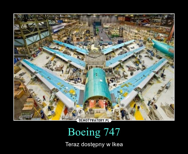 Boeing 747 – Teraz dostępny w Ikea 