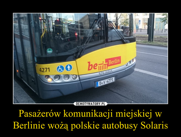 Pasażerów komunikacji miejskiej w Berlinie wożą polskie autobusy Solaris