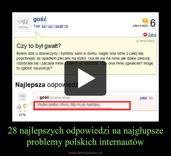 28 najlepszych odpowiedzi na najgłupsze problemy polskich internautów –  