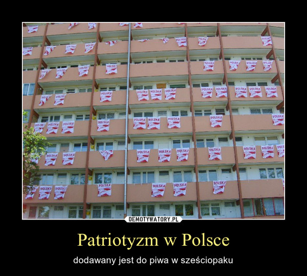 Patriotyzm w Polsce – dodawany jest do piwa w sześciopaku 