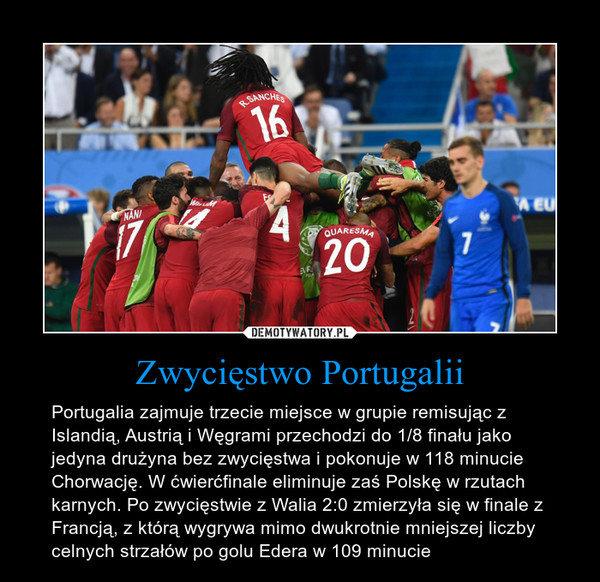 Zwycięstwo Portugalii