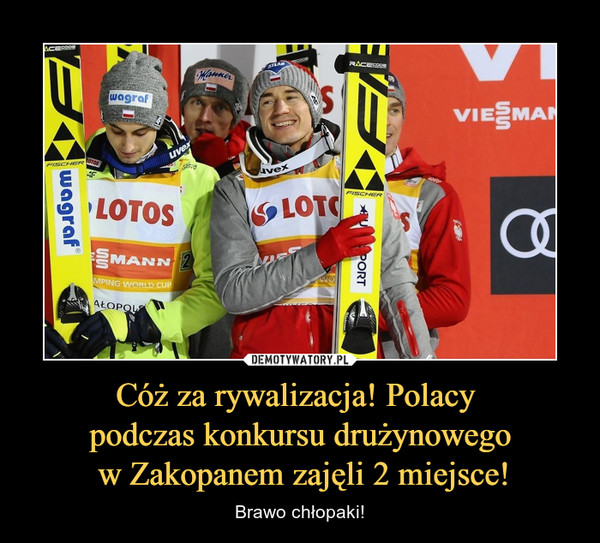 Cóż za rywalizacja! Polacy podczas konkursu drużynowego w Zakopanem zajęli 2 miejsce! – Brawo chłopaki! 