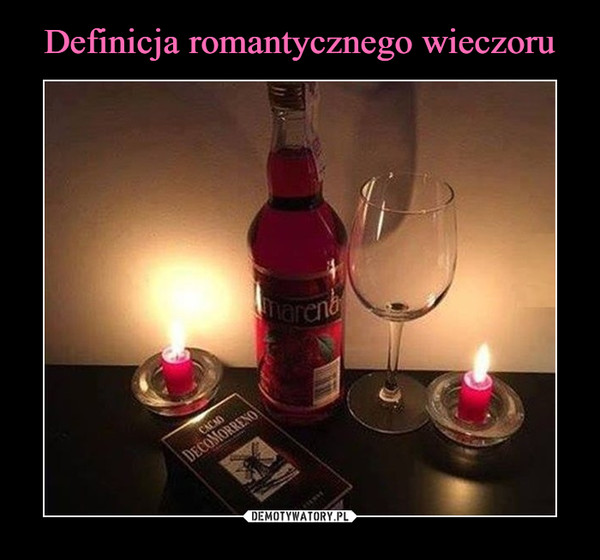 Definicja romantycznego wieczoru