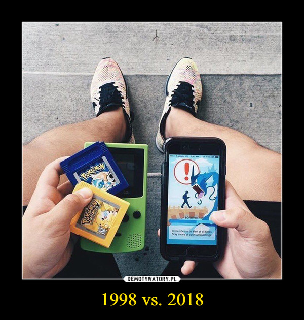 1998 vs. 2018 –  