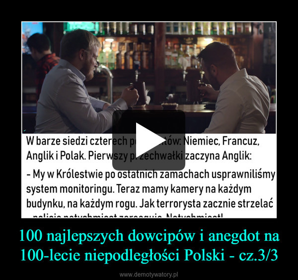 100 najlepszych dowcipów i anegdot na 100-lecie niepodległości Polski - cz.3/3 –  