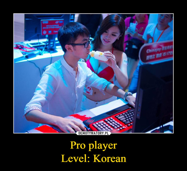 Pro playerLevel: Korean –  