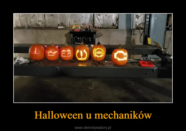 Halloween u mechaników –  