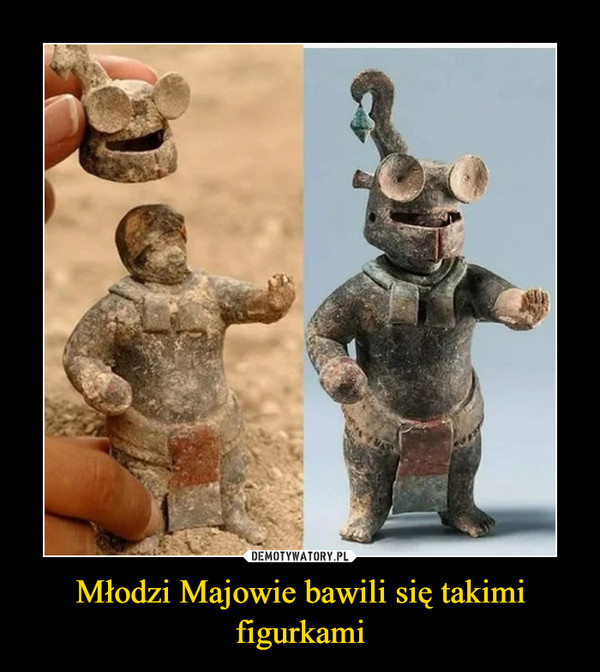 Młodzi Majowie bawili się takimi figurkami –  