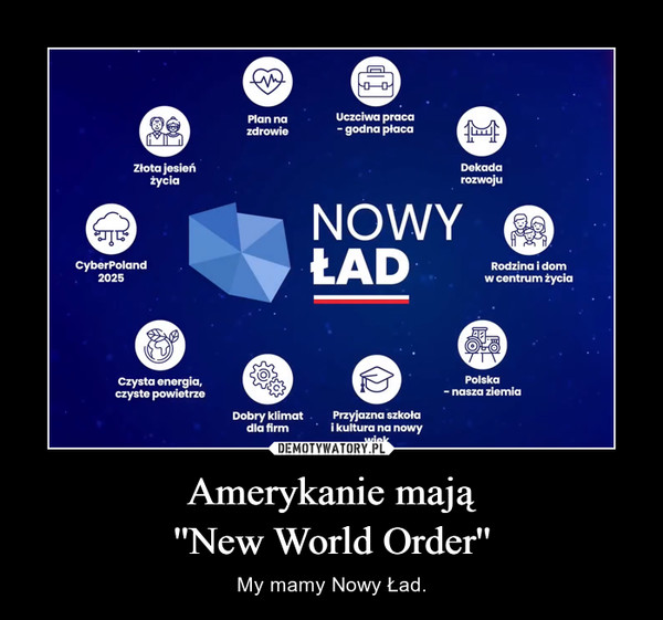 Amerykanie mają
''New World Order''