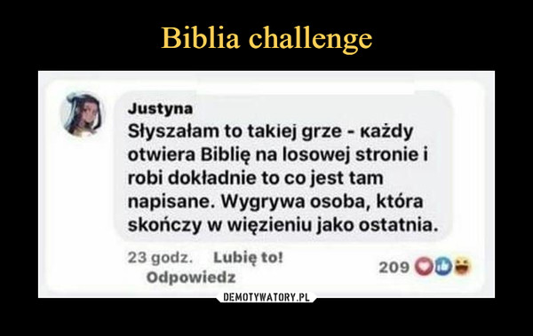 Biblia challenge