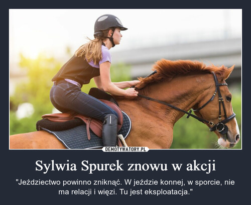 Sylwia Spurek znowu w akcji