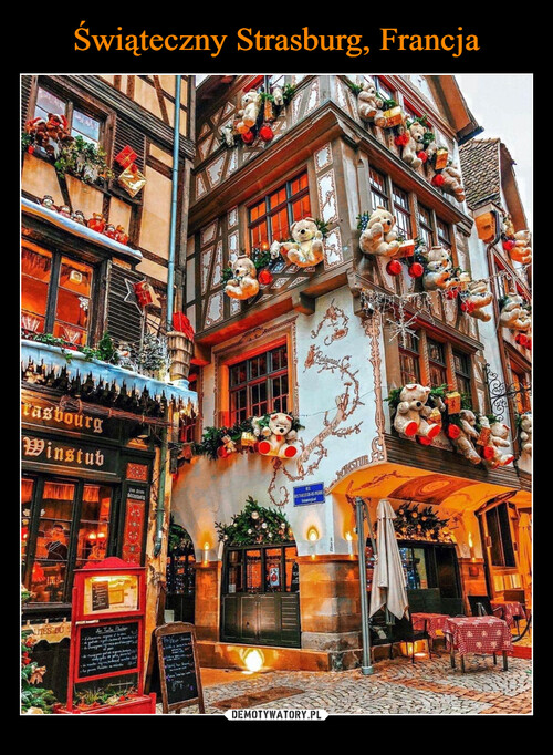 Świąteczny Strasburg, Francja