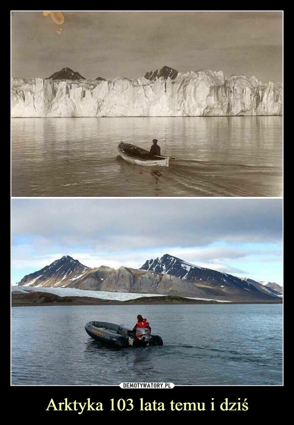 Arktyka 103 lata temu i dziś
