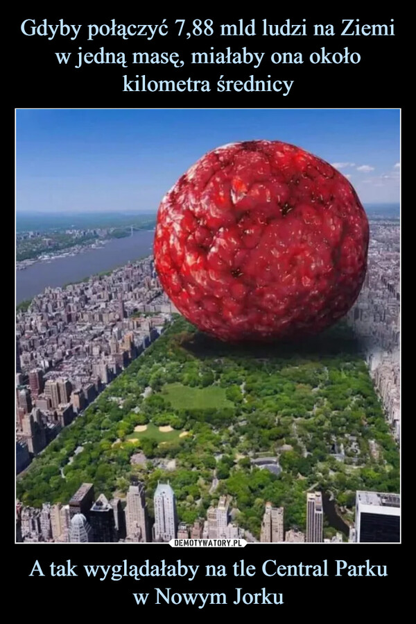 A tak wyglądałaby na tle Central Parku w Nowym Jorku –  