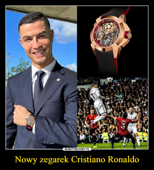 Nowy zegarek Cristiano Ronaldo