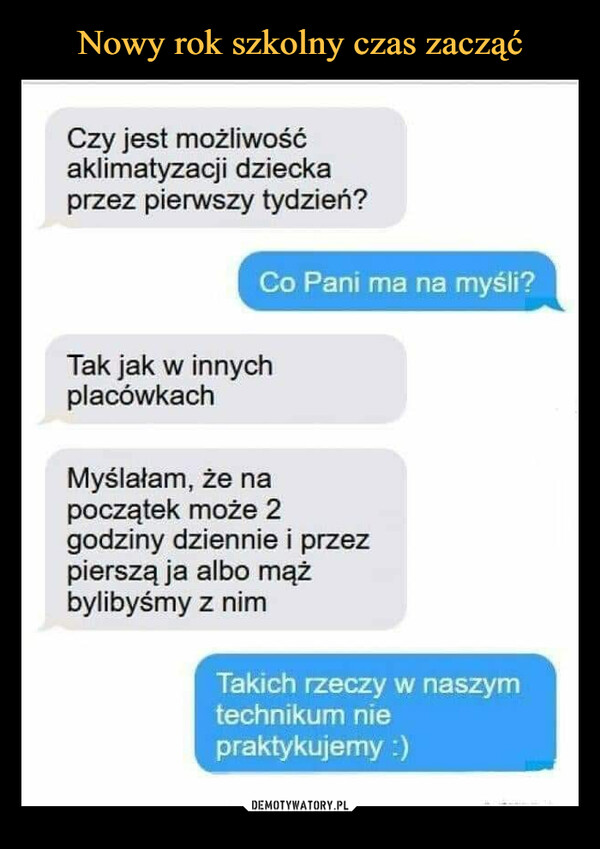 Nowy rok szkolny czas zacząć